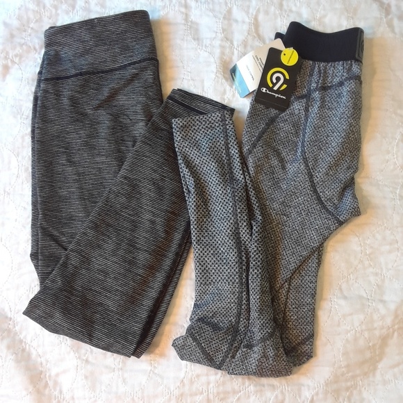Champion Pants - NWT SMALL CHAMPION & OLD NAVY compression WORK OUT